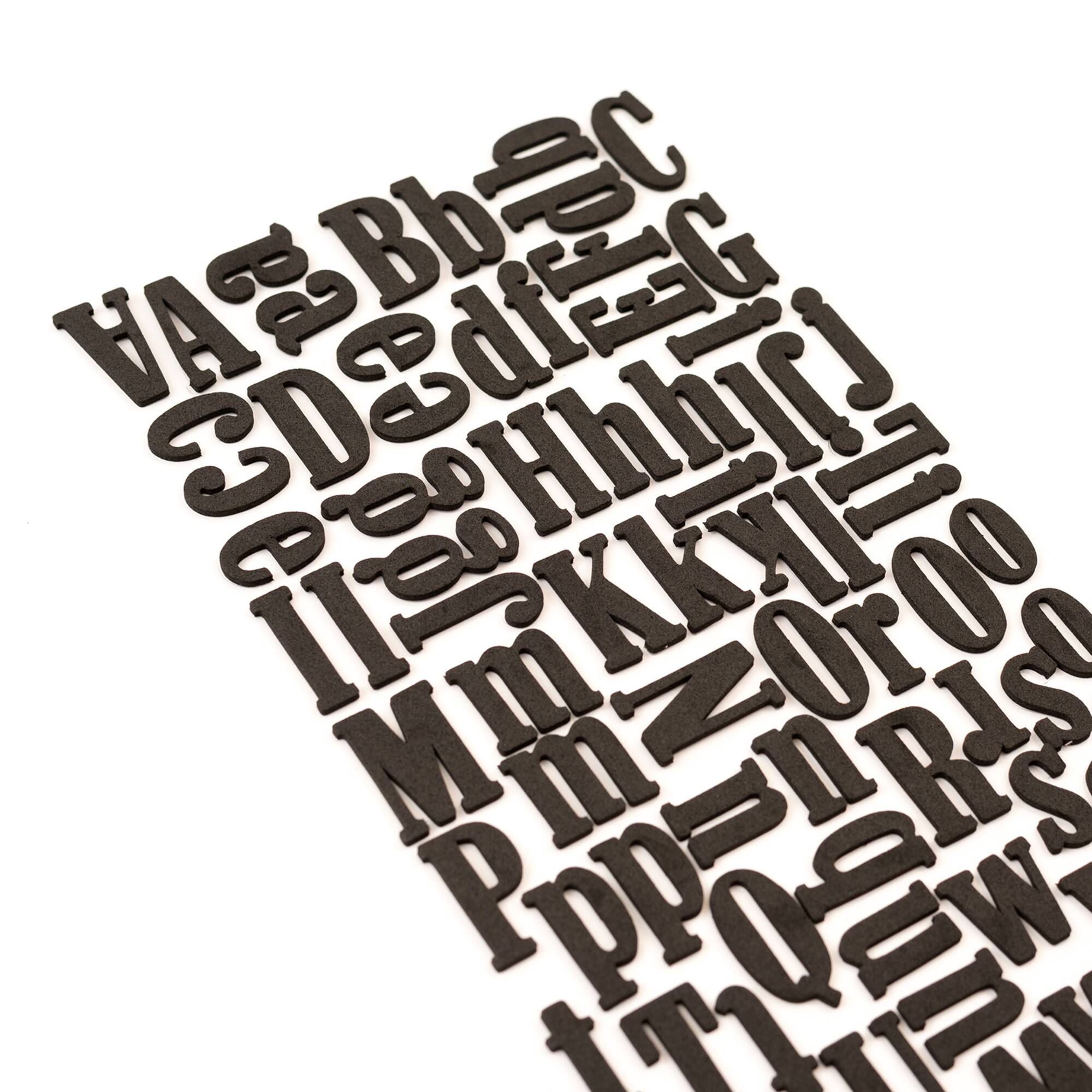 Black Foam Alphabet Stickers by Recollections™